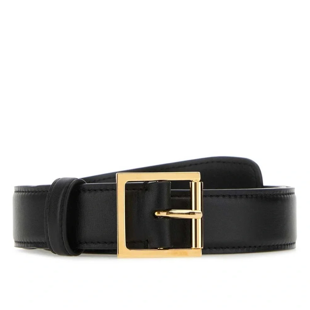 The Row 2.5cm Soft Box Classic Leather Belt
